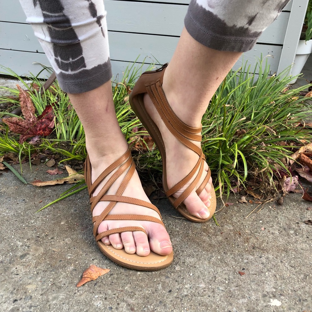 Strapped sandals